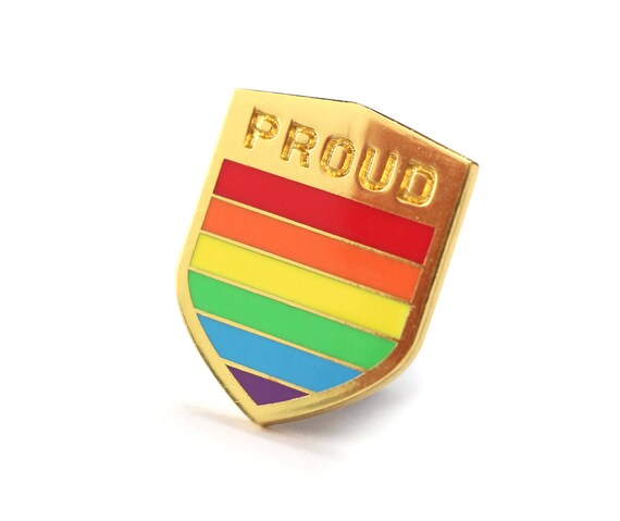 rainbow gay pride pin