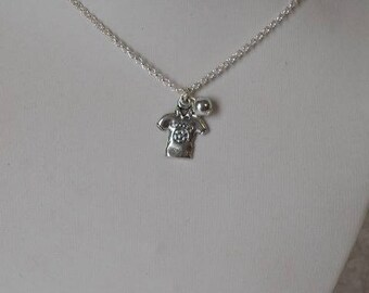 Necklace with mixed - Football