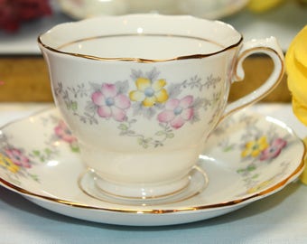 COLCLOUGH Bone China Teacup and Saucer Set