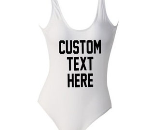 Custom Bride Bathing suit one-piece