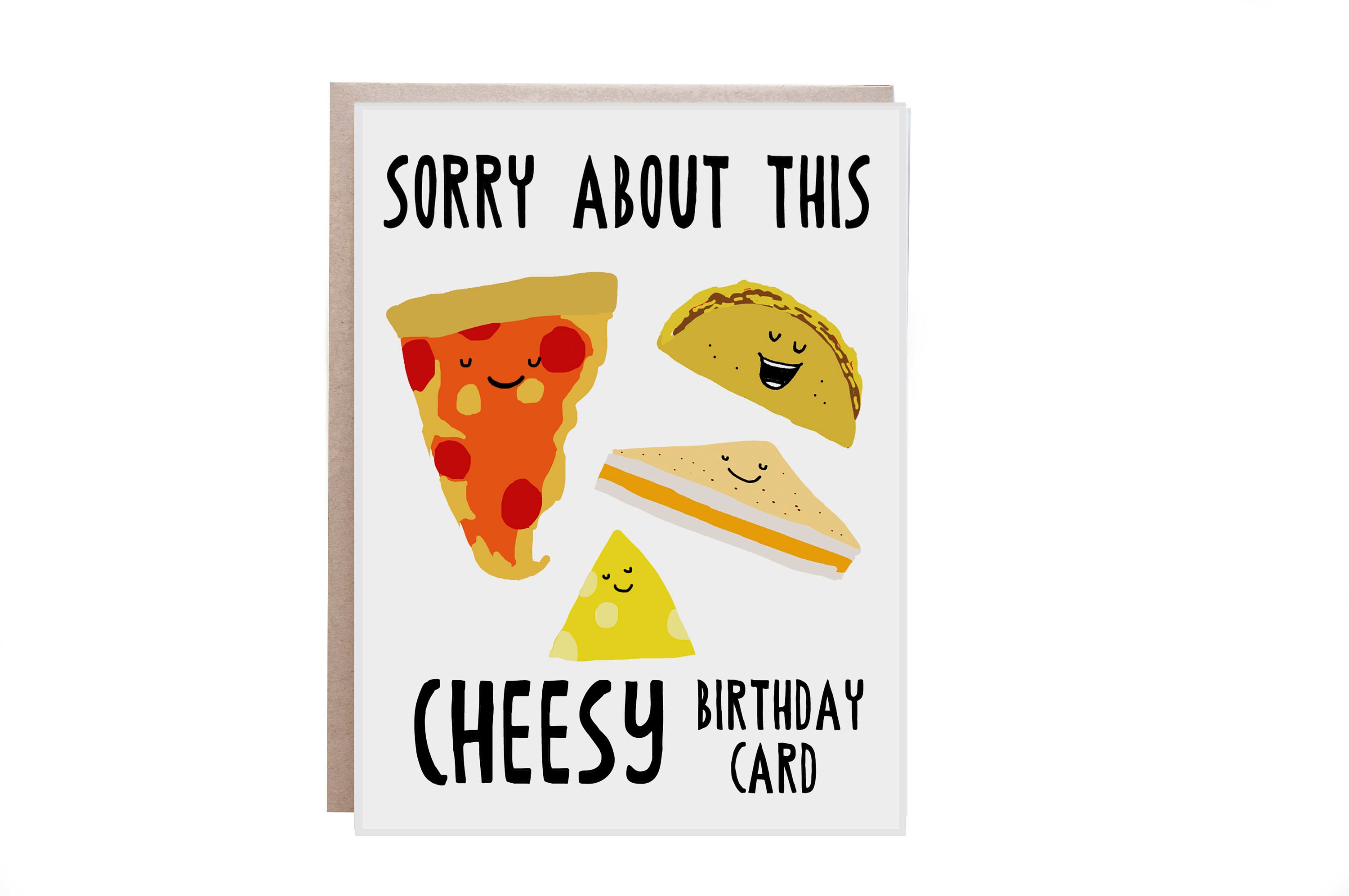 Pizza Birthday Card Birthday Card Pizza Punny Birthday