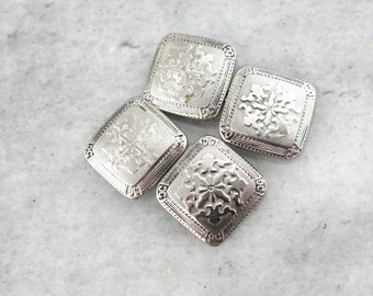 Aristocrat Cufflinks, Vintage White Gold J4V9XF-N