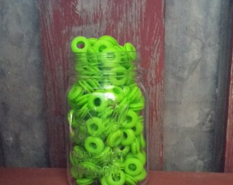 10 Colored Grommets For DIY Mason Jar Straw Lids Bulk | Reusable Straw DIY Mason Jar Cups Tumbler | Food Grade Silicone Grommet | Christmas