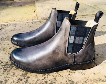 EcoWolfe Mens Chelsea Boots Grey