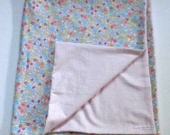 Pastel Flower Baby Blanket