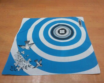 Vintage Japanese Handkerchief Japanese Souvenier Scarf