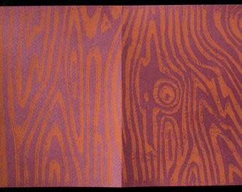 Faux bois - greeting card