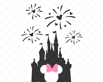 Free Free 144 Disney Castle And Fireworks Svg SVG PNG EPS DXF File