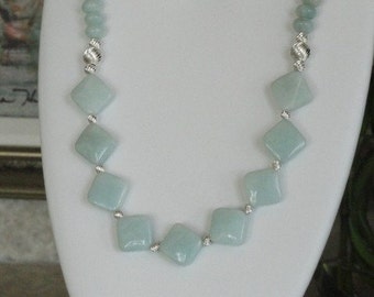 Amazonite beaded necklace - 6