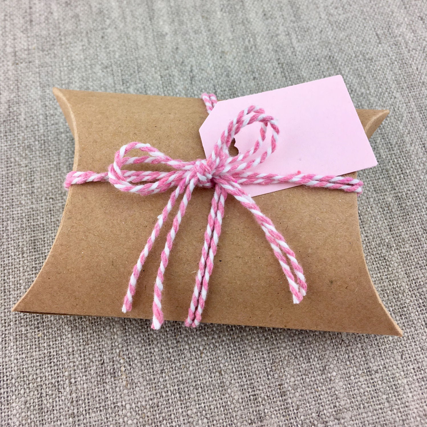 Pink Cotton Baker s Twine 5 Yards Shabby Chic Gift Wrapping