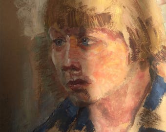 Vintage portrait of a scandinavian Man.