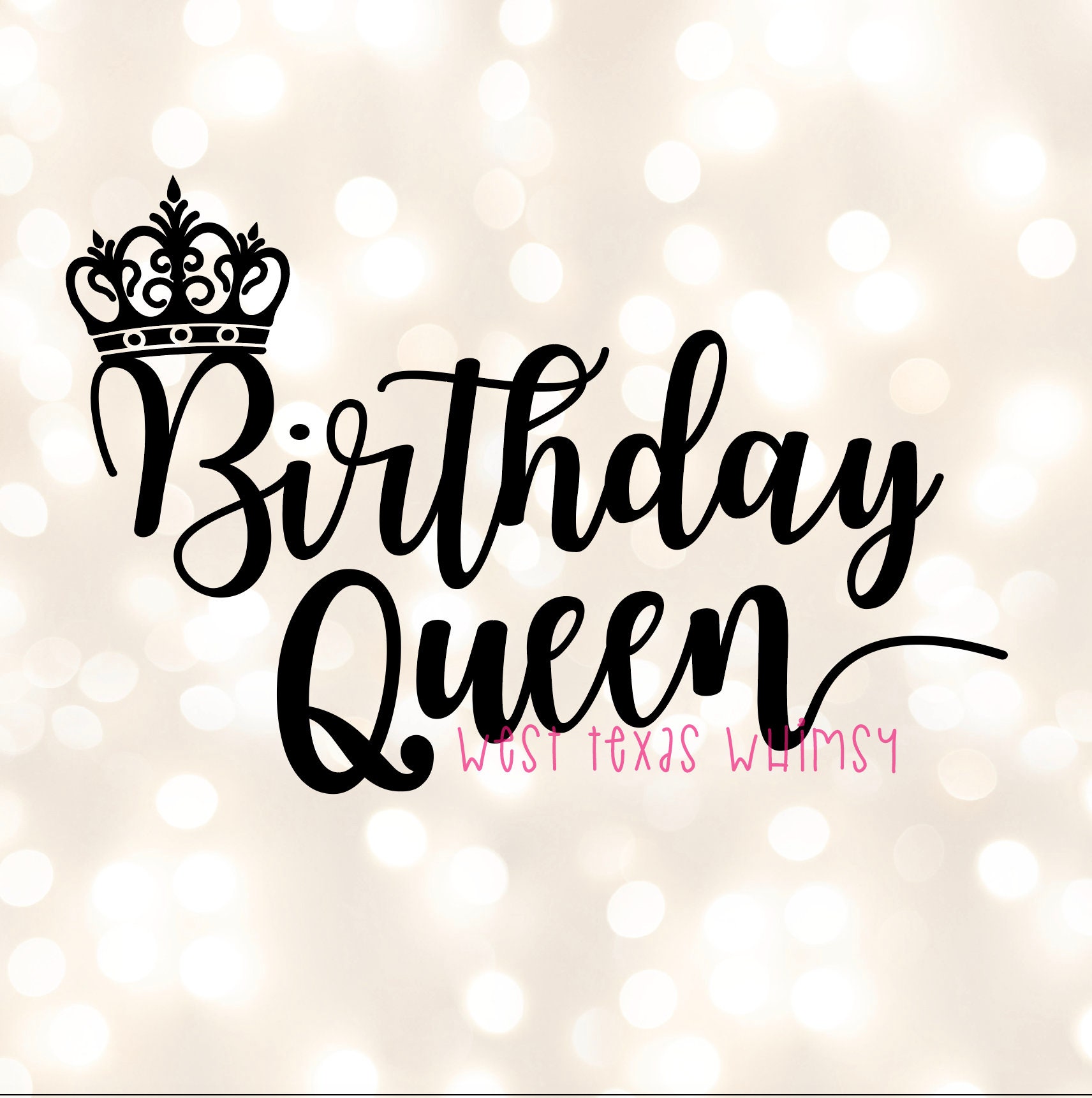 Birthday Queen SVG, Happy Birthday svg, Birthday Mom svg ...