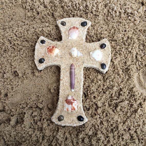 Easter Cross Beach Art Sand Art Spirituality & Religion