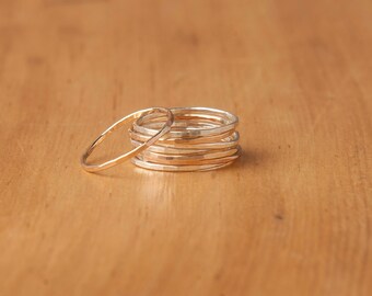 Gold Ring, Stackable Ring, Thin Ring, Sterling Silver Ring, Dainty Ring, Stacking Rings, Rings, Silver Ring, Thin Gold Ring, Stack Ring, r26