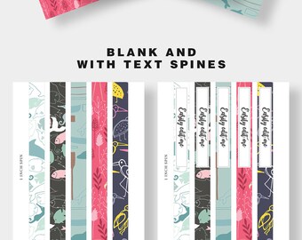 Binder Cover Printable, Set of 5 Covers + Spines, Binder Insert, Planner Cover, Teacher Binder, School Binder Insert, Binder Cover Template