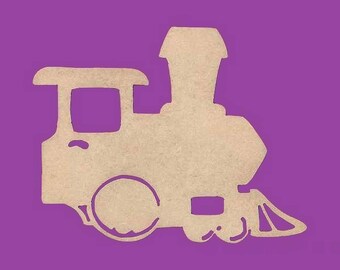 decorate in MDF, locomotive train medium support