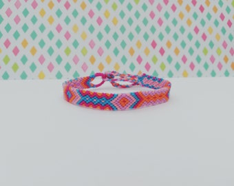 Friendship bracelet-Hand made knotted friendship Band-macramé