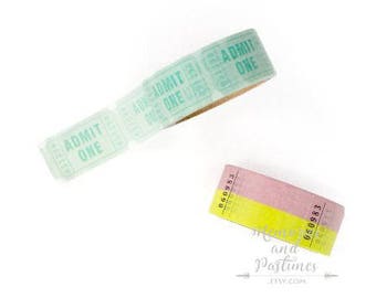 Washi Tape Set - Tickets Washi Tape - Chasing Dreams - Maggie Holmes - Scrapbooking Embellishment - Planner Washi Tape - 461358