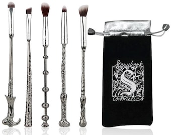 Harry Potter Magic Wand Makeup Brush, Cosmetic Brush Gift Set, Wizard Eye Shadow Brushes