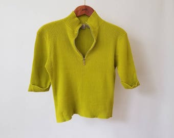 Vintage Lime Green Pullover