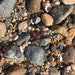 Deep purple scottish genuine sea glass bead