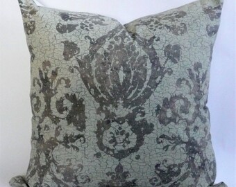 Monreale Damask Pillow Cover in Bronze