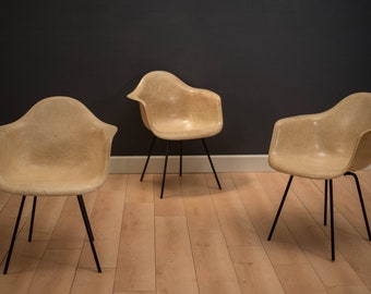 Early Herman Miller Fiberglass Eames Shell Armchair by Zenith