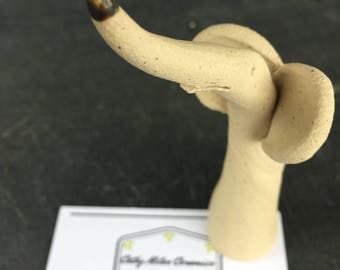 Ceramic mouse mice ring holder handmade