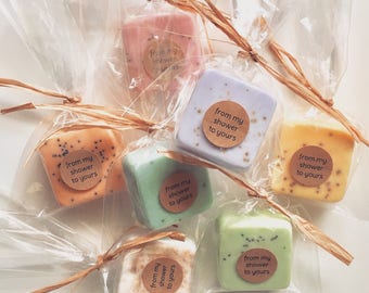 Baby Shower Favors: Baby shower soap favors, mini guest soaps, favors