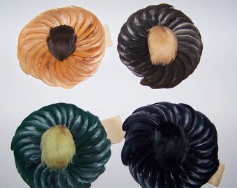 ON SALE Vintage Millinery Feather Hat Trim NOS Fancy Flower