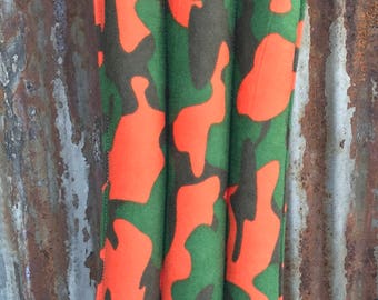 Camouflage Microwaveable heating pad, therapeutic neck wrap, for sore muscles , unscented or lavender scented
