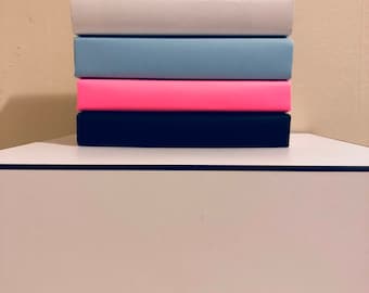 Decorative books! Pink, blue, black and white books set of 4! Colorful books decor!