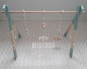 Educational wooden baby gate / Baby gym