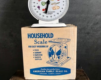 Vintage American Family Kitchen Scale