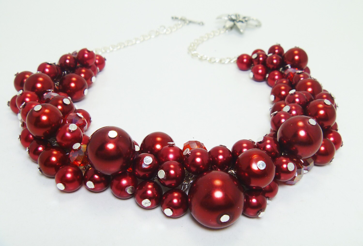 red wedding necklace