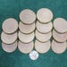 14 Natural Tree Branch Slices, Rounds, Rustic Craft Supplies, 1 3/4", Sanded Wood Pieces