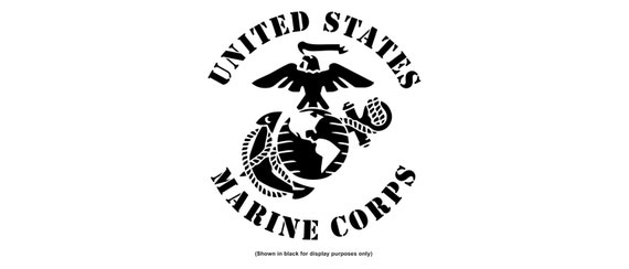 USMC EGA United States Marine Corps Eagle Globe Anchor Vinyl