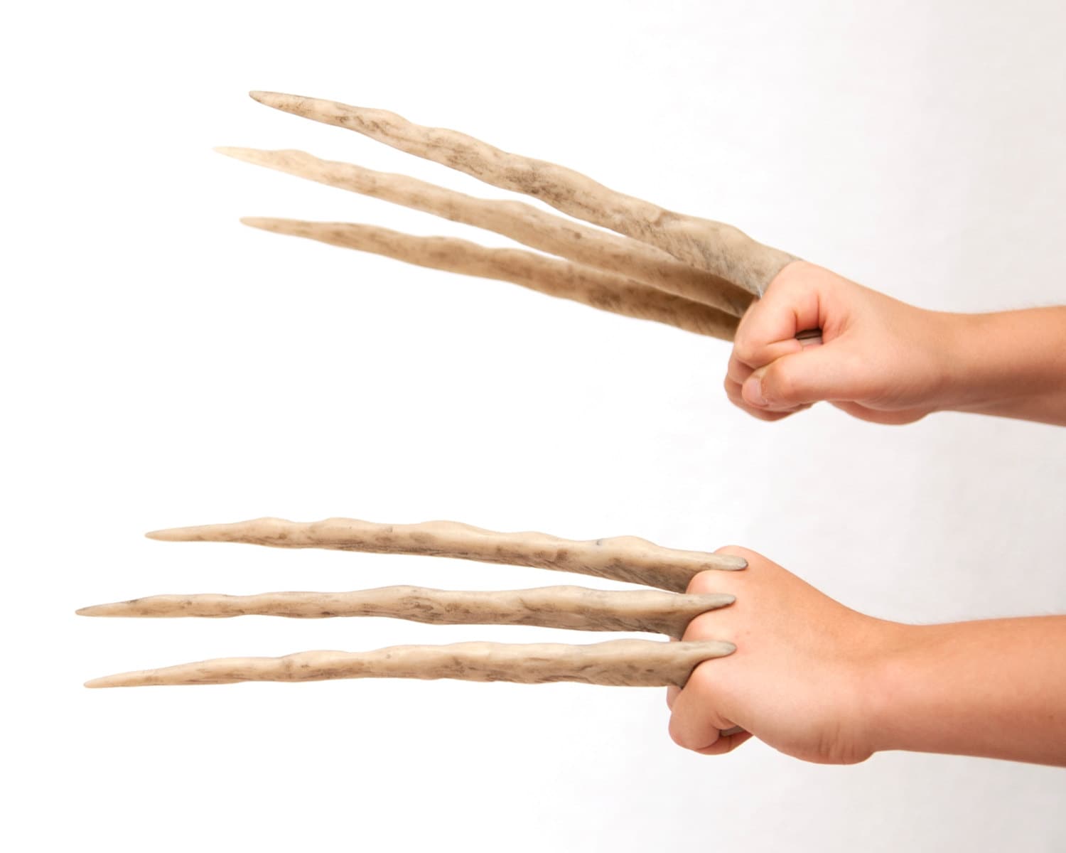 Jr. Wolverine Bone Claws Hand Sculpted and Distressed