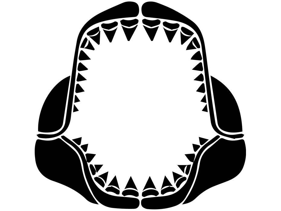 Free Free 264 Shark Smile Svg SVG PNG EPS DXF File