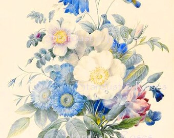 INSTANT DOWNLOAD JOURNAL Paper Antique Floral - Digital Background Page - CArd MakinG Junk Journal Paper Crafts Altered Art to Frame NO1738