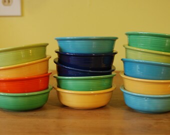 Vintage Fiesta 4 3/4 berry bowls
