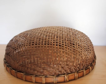 Old Winnowing Basket - Very Sturdy - 13 x 5"