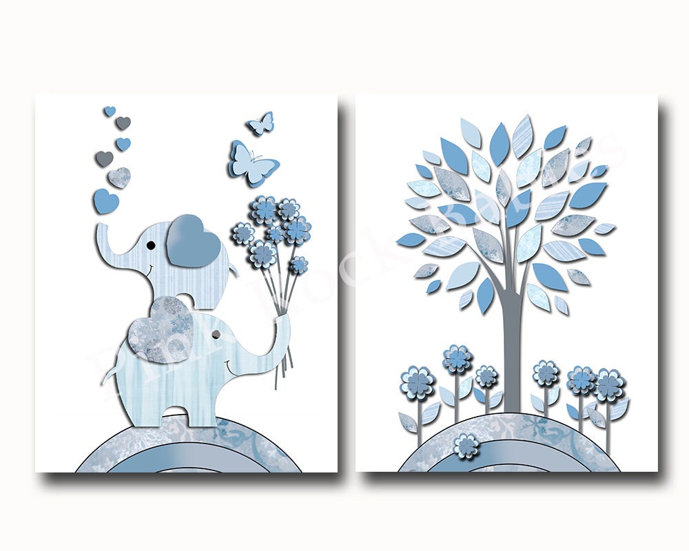 Baby boy wall art Kids room decor baby boy nursery art