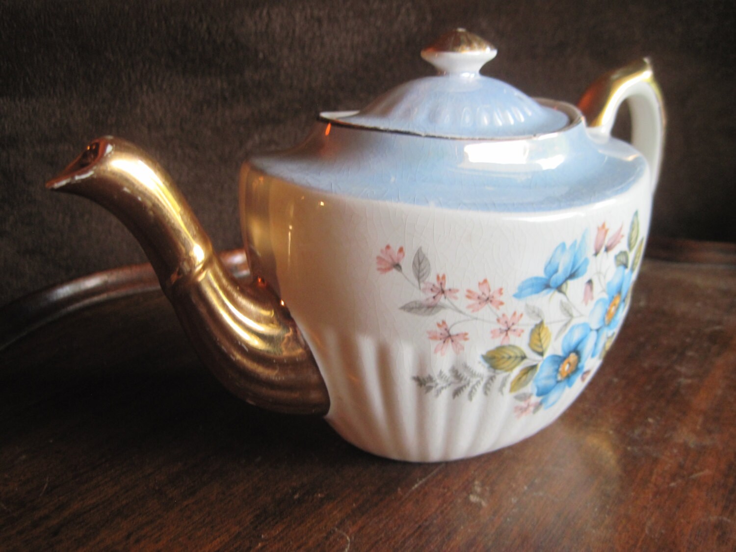vintage Gibson china teapot and vintage Gibson china teapot and