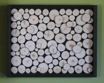 Wood Slice Sculpture,Wall Art Abstract, Tree Rings,Sliced Wood,