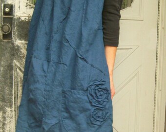 Rose Scrunchy Smock Dress