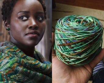 Nakia Shawl Yarn/ DK or Sock Weight