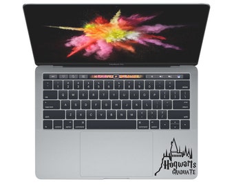 hogwarts graduate Sticker Laptop, Macbook Decal, Laptop Decal, Vinyl Stickers, Phone Stickers, Vinyl Decal, Cool Stickers,