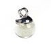 4 White Glow in the Dark Glass Bottles - SC5017