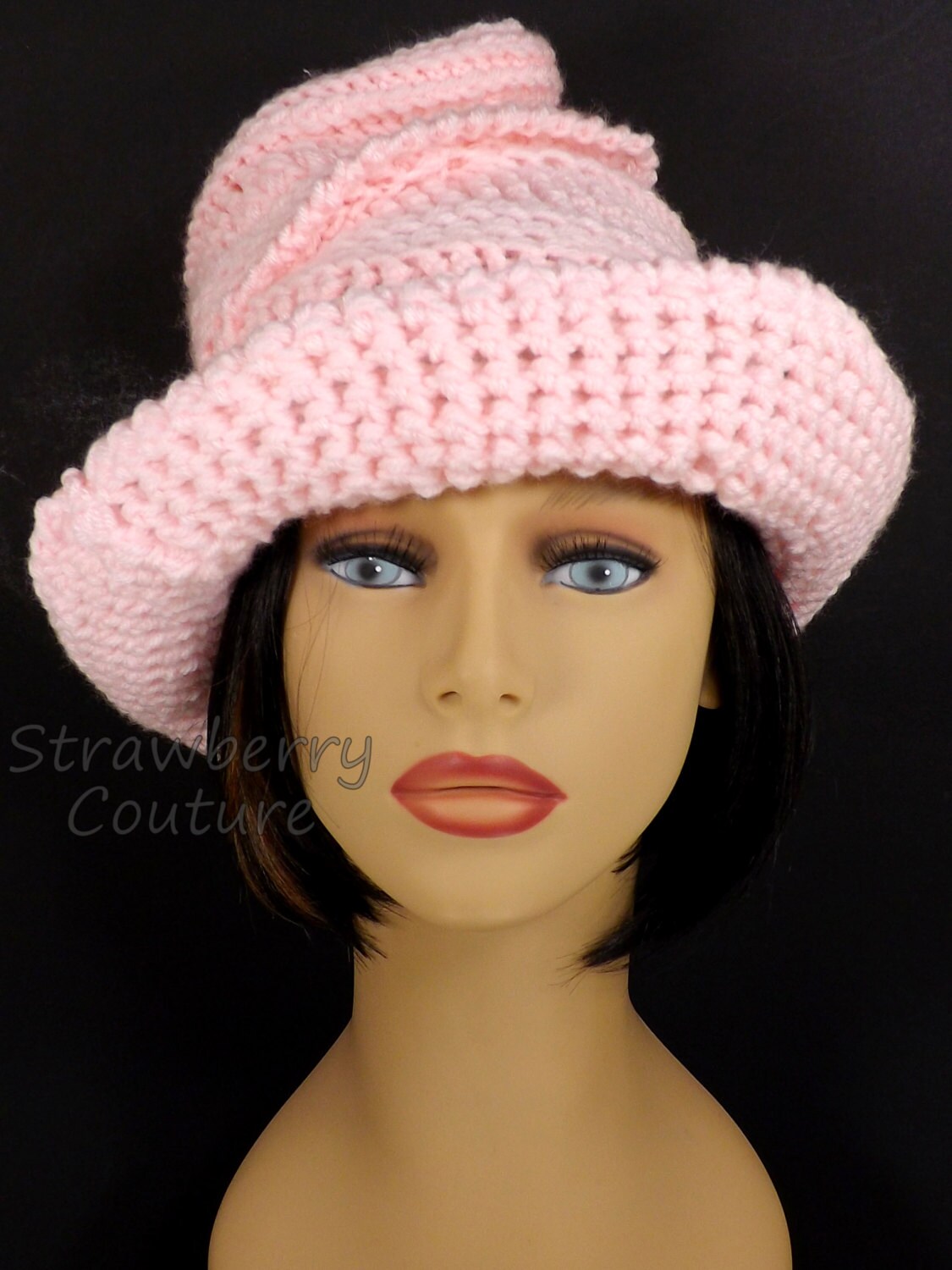 Crochet Floppy Hat Womens Crochet Hat Womens Hat Wide Brim 2832